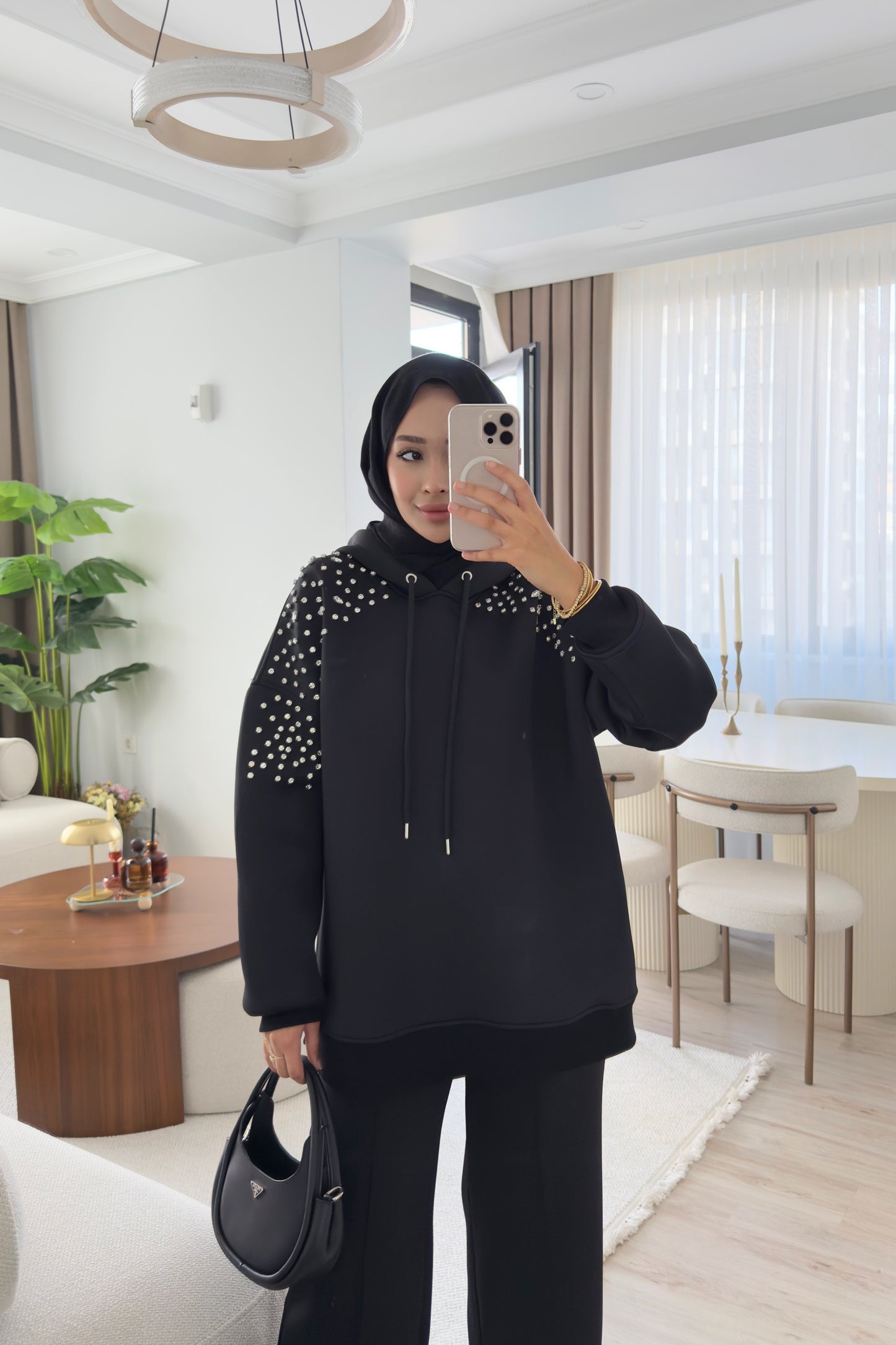 Shine Sweatshirt - SİYAH