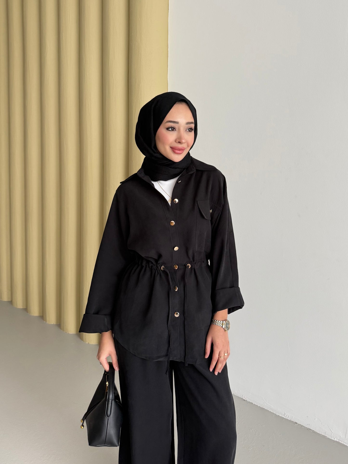 Lorise Takım - siyah