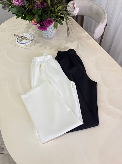 Scuba pantolon kalem