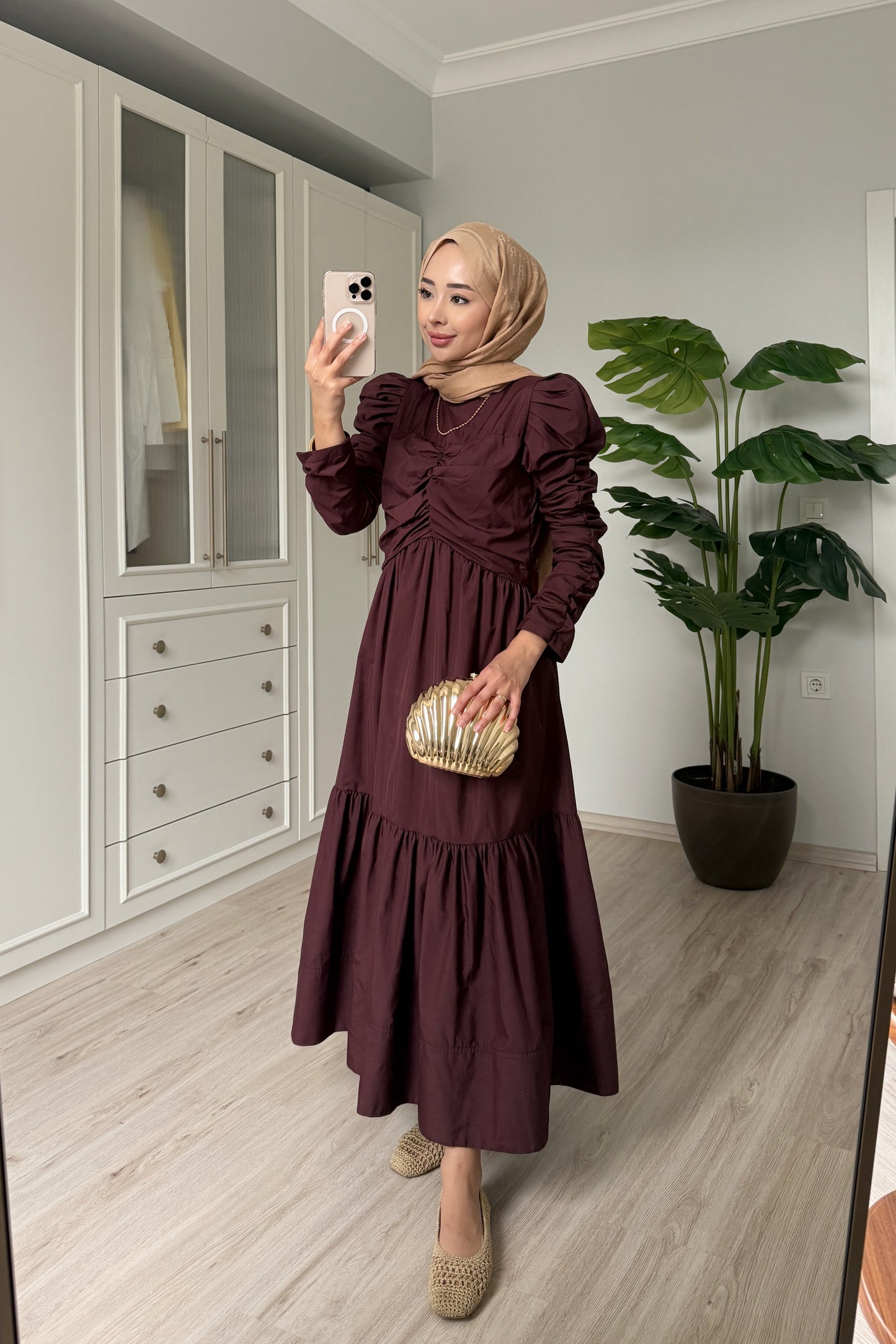 Mındy Elbise - BURGONYA
