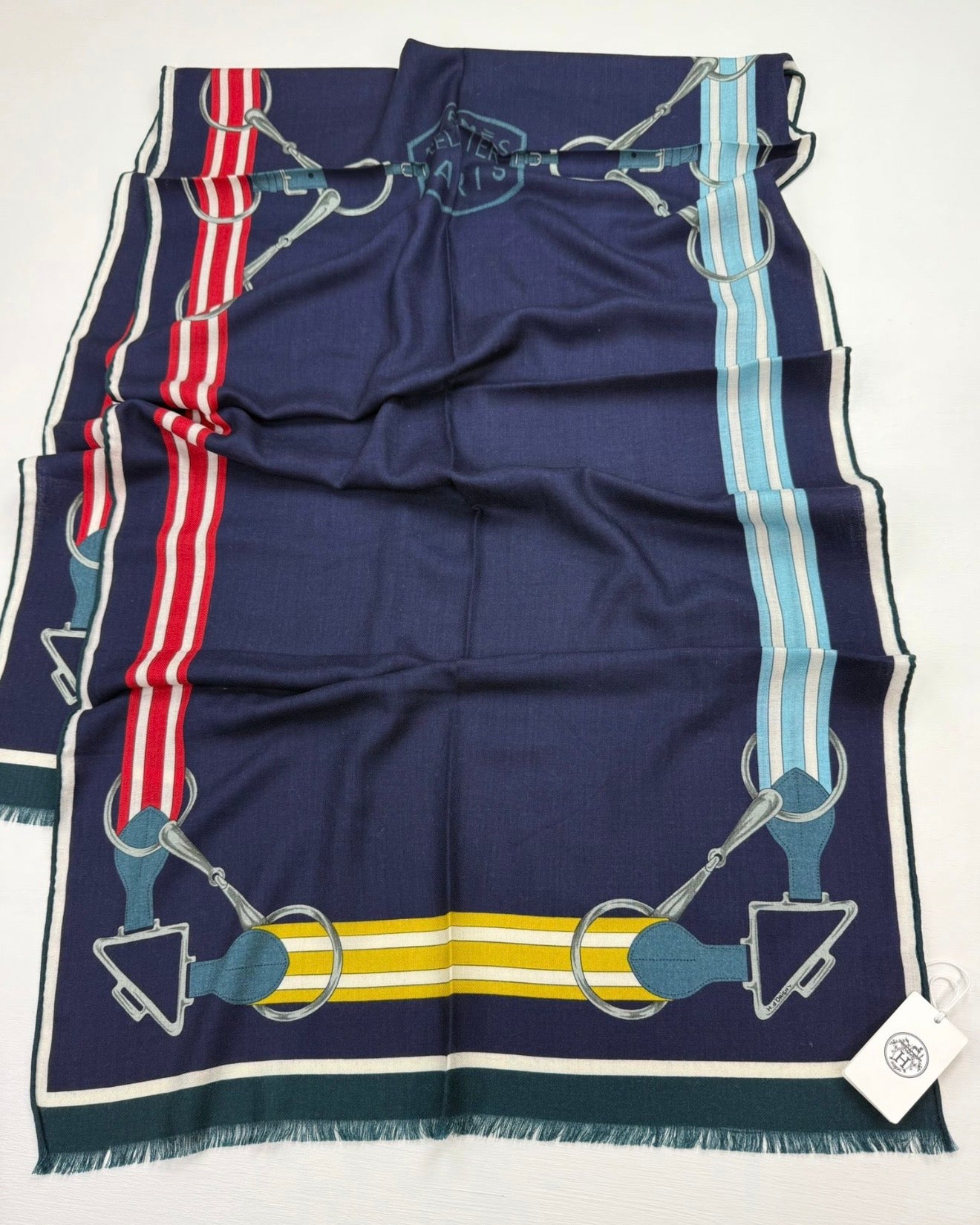 Premium desen yün ipek ŞAL