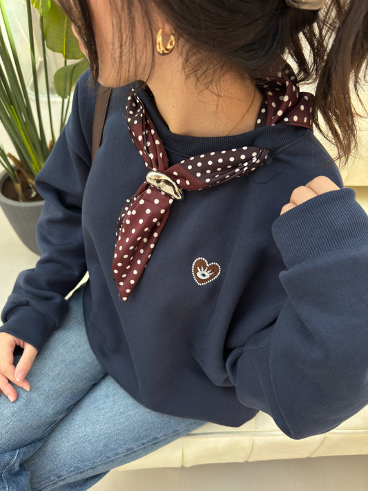 Leove Sweatshirt - LACİVERT