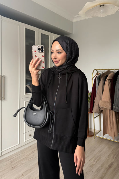 Pilili takım - siyah