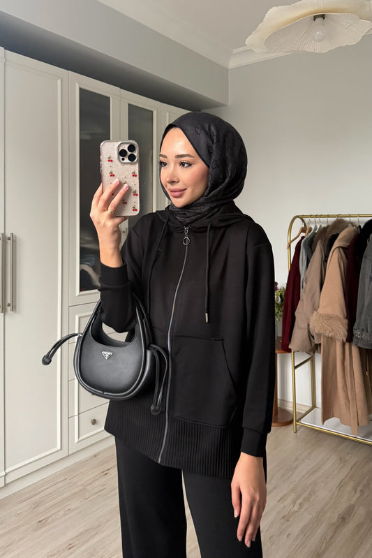 Pilili takım - siyah