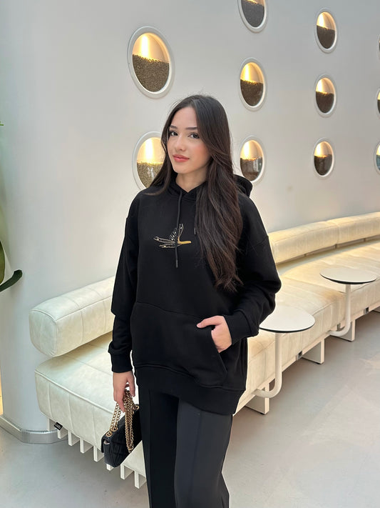 Kuşlu Sweatshirt