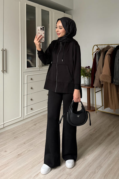 Pilili takım - siyah