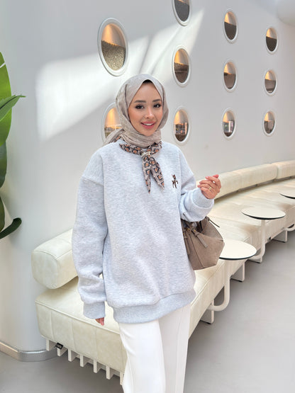 Leove Sweatshirt - GRİ