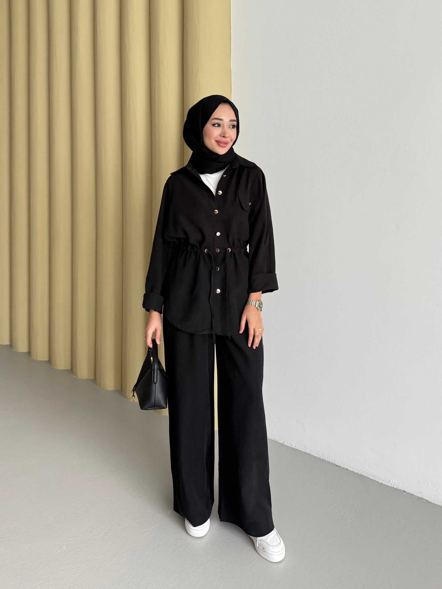 Lorise Takım - siyah