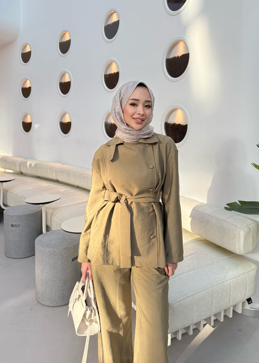 Rısso Düğmeli Takım - haki