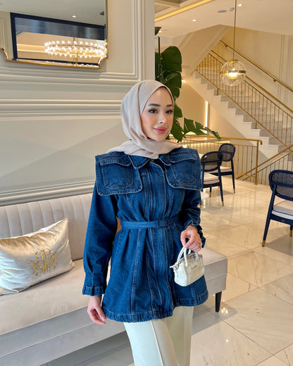 Camellia Kot Ceket - LACİVERT
