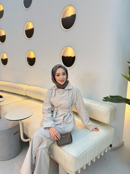 Rısso Düğmeli Takım - bej