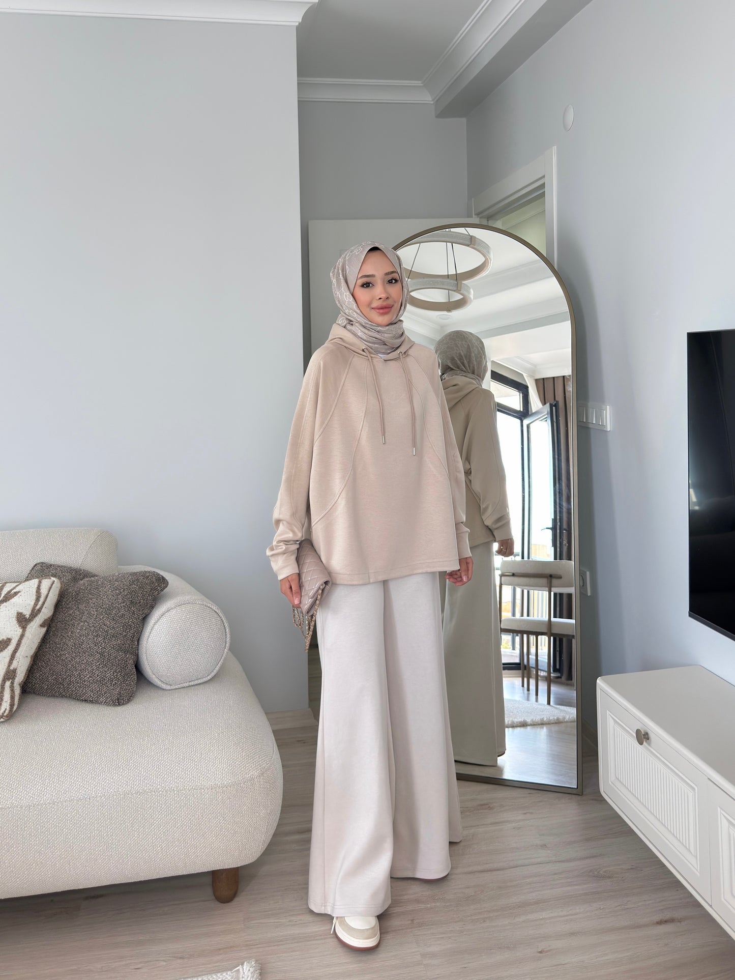 Biyeli Sweatshirt - BEJ