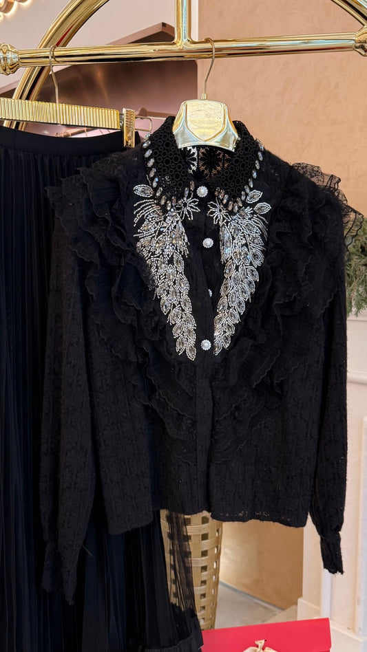 premium İthal Gömlek - siyah